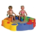 PARADISO TOYS Песочница складная с тентом Colombus Колумб (141x18h), разноцветная