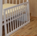 Кровать детская Гном 2 - СО колесо-качалка, съемная передняя стенка