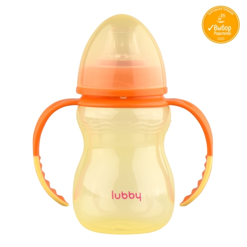 Lubby Поильник-непроливайка с мягким носиком, 250 мл. от 6 месяцев арт. 7317