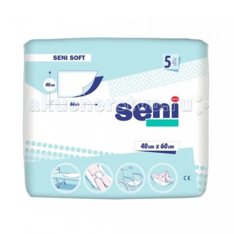 Пеленки SENI SOFT 60x40 см №5 ф24