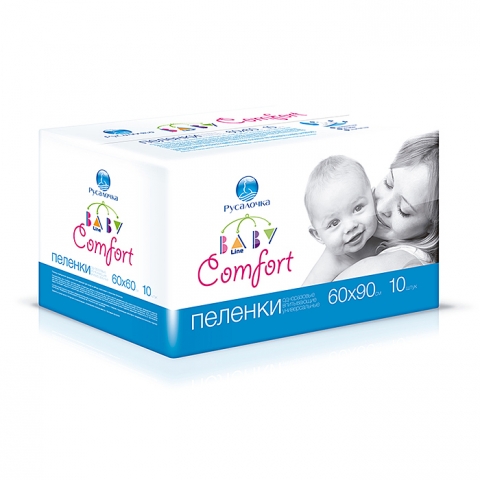 Пеленки Русалочка Baby Line Comfort 60*90 №10 ф6